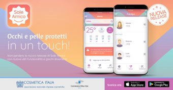Occhi e pelle protetti in un touch: nuova veste grafica e utili funzionalità per l’app Sole Amico