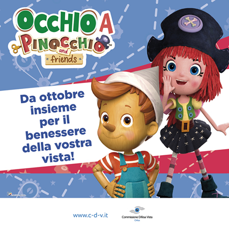 In occasione della Giornata Mondiale della Vista, CDV Onlus lancia la campagna Occhio a Pinocchio.